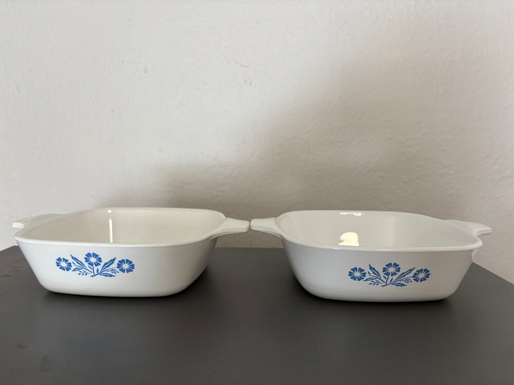 Vintage Corning Ware Petite Pan Lot of 2